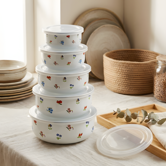 Tupperware Set - 5 Pcs